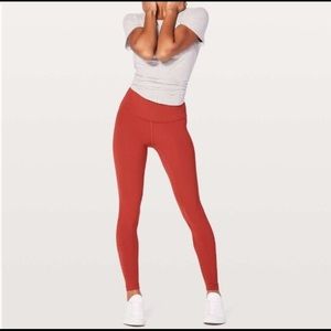 LULULEMON 6 Wunder Under Hi-Rise Tight - Bonfire